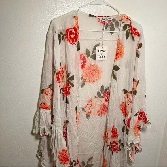 David & Dani Show Your Radiance Kimono Floral - Picture 9 of 15
